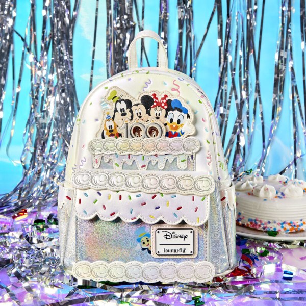 MINI-RUCKSACK Disney 100 Jubiläums Feier Kuchen – DISNEY LOUNGEFLY