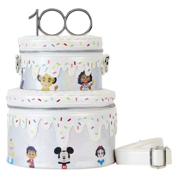 UMHÄNGETASCHE Disney 100 Jubiläums Feier Kuchen – DISNEY LOUNGEFLY