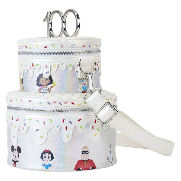 UMHÄNGETASCHE Disney 100 Jubiläums Feier Kuchen – DISNEY LOUNGEFLY