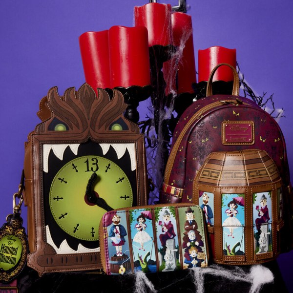 UMHÄNGETASCHE Haunted Mansion Standuhr – DISNEY LOUNGEFLY