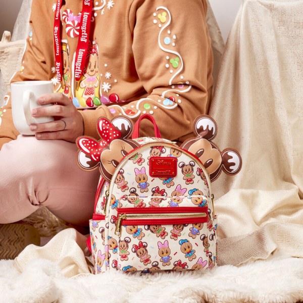 MINI-RUCKSACK Mickey und seine Lebkuchenfreunde mit Stirnband – DISNEY LOUNGEFLY