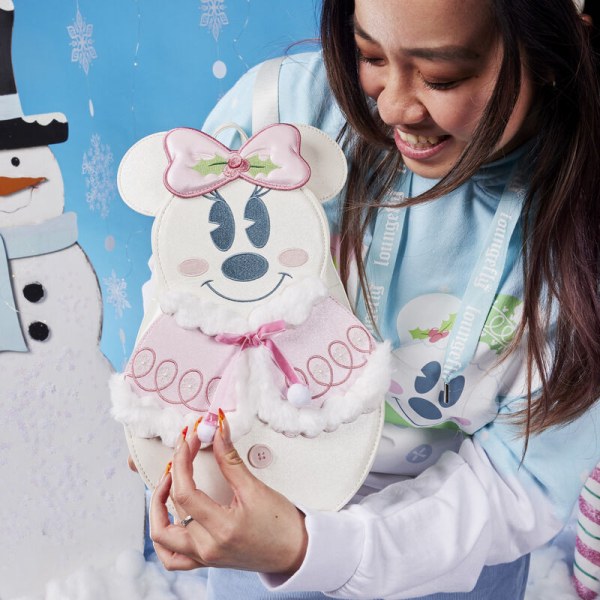 MINI-RUCKSACK Mickey und Minnie Schneemann – DISNEY LOUNGEFLY