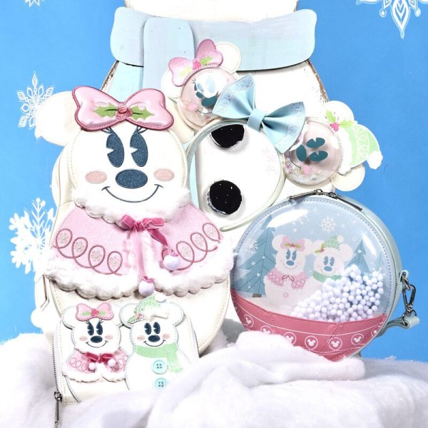 MINI-RUCKSACK Mickey und Minnie Schneemann – DISNEY LOUNGEFLY