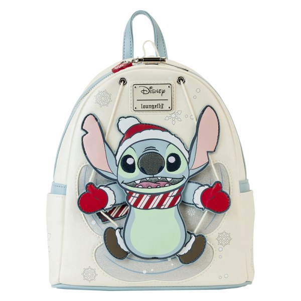 MINI-RUCKSACK Stitch im Schnee macht einen Engel – DISNEY LOUNGEFLY
