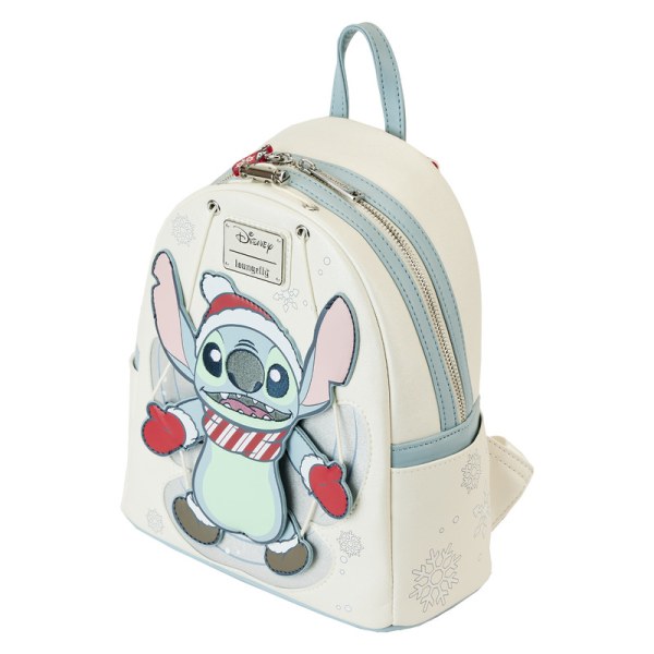 MINI-RUCKSACK Stitch im Schnee macht einen Engel – DISNEY LOUNGEFLY