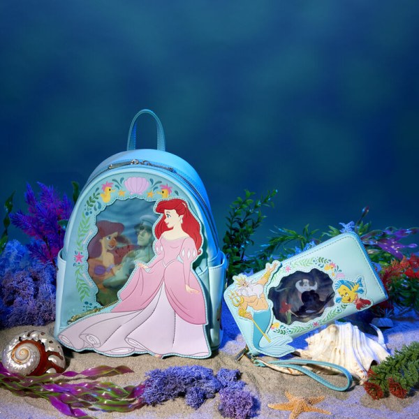 Linsenförmige Geldbörse Die kleine Meerjungfrau – DISNEY LOUNGEFLY