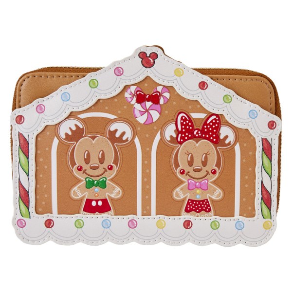 Mickey and Friends Gingerbread House BRIEFTASCHE – DISNEY LOUNGEFLY