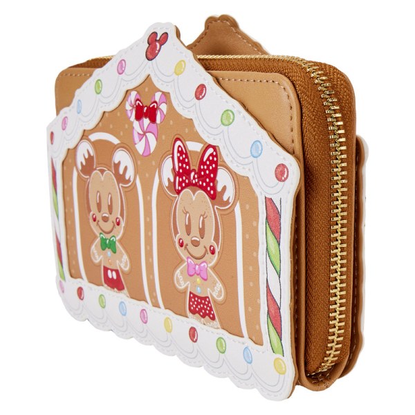 Mickey and Friends Gingerbread House BRIEFTASCHE – DISNEY LOUNGEFLY