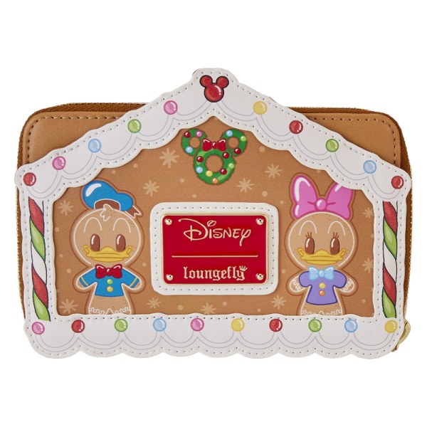 Mickey and Friends Gingerbread House BRIEFTASCHE – DISNEY LOUNGEFLY
