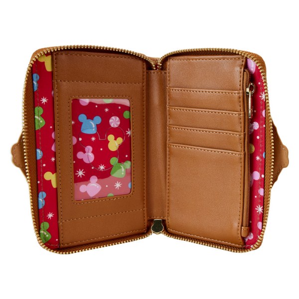Mickey and Friends Gingerbread House BRIEFTASCHE – DISNEY LOUNGEFLY