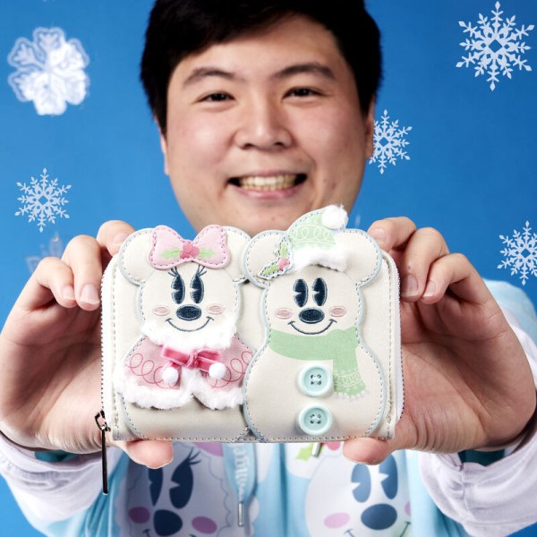 BRIEFTASCHE „Mickey und Minnie Schneemann“ – DISNEY LOUNGEFLY