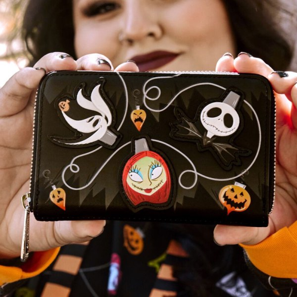 Geldbörse Nightmare Before Christmas Lichtgirlanden – DISNEY LOUNGEFLY