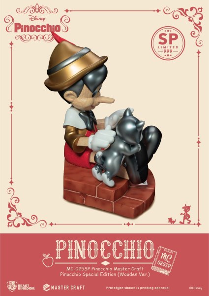 PINOCCHIO HOLZVERSION SPECIAL EDITION – DISNEY MASTERCRAFT
