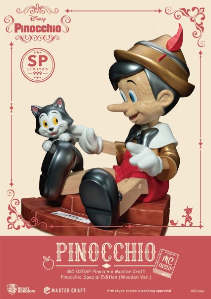 PINOCCHIO HOLZVERSION SPECIAL EDITION – DISNEY MASTERCRAFT