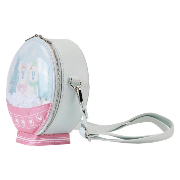 UMHÄNGETASCHE Mickey & Minnie Schneekugel – DISNEY LOUNGEFLY