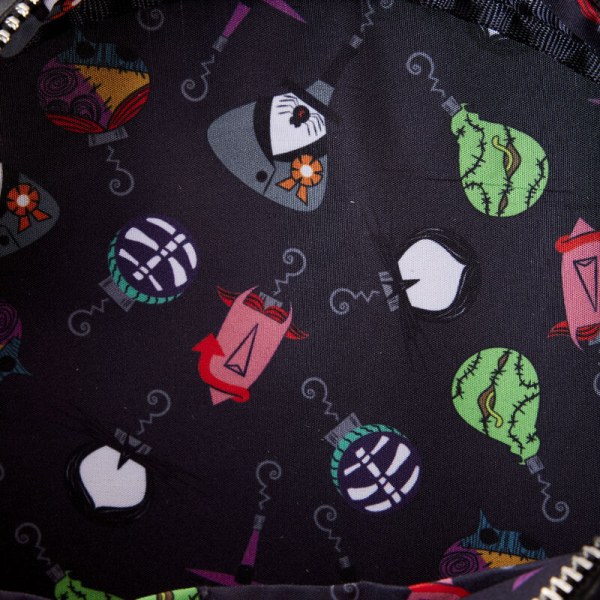 UMHÄNGETASCHE Nightmare before Christmas Kranz-Lichterketten – DISNEY LOUNGEFLY