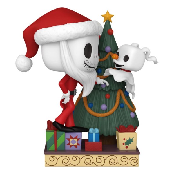 Funko POP! Deluxe 1386 – Der Albtraum vor Weihnachten 30th – Jack & Zero mit dem Baum
