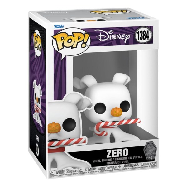 Funko Pop! 1384 – Nightmare before christmas 30th. – Zero mit Zuckerstange