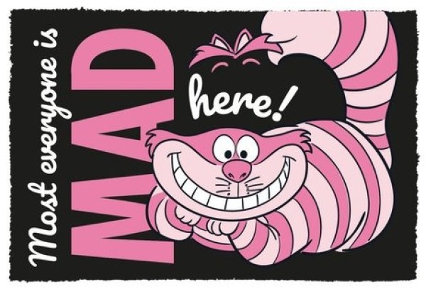 Alice im Wunderland Fußmatte 40 x 60 cm – Disney