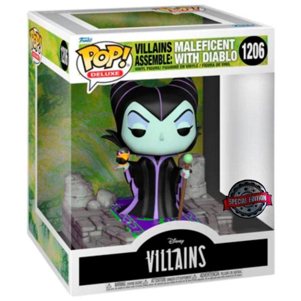 Funko Pop! DELUXE 1206 - Malefiz und Diablo - Disney