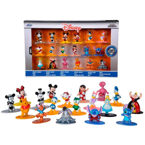Set mit 18 Disney-Metallfiguren