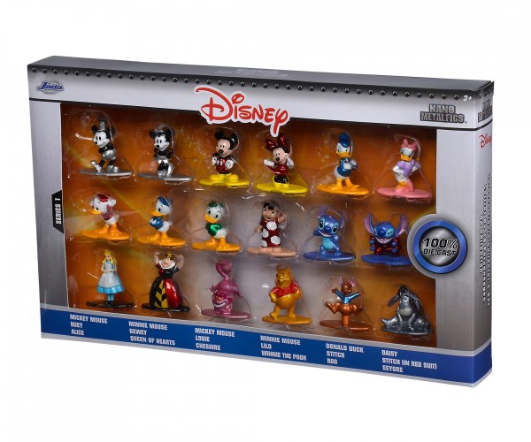 Set mit 18 Disney-Metallfiguren