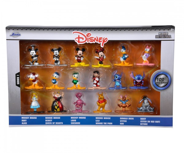 Set mit 18 Disney-Metallfiguren