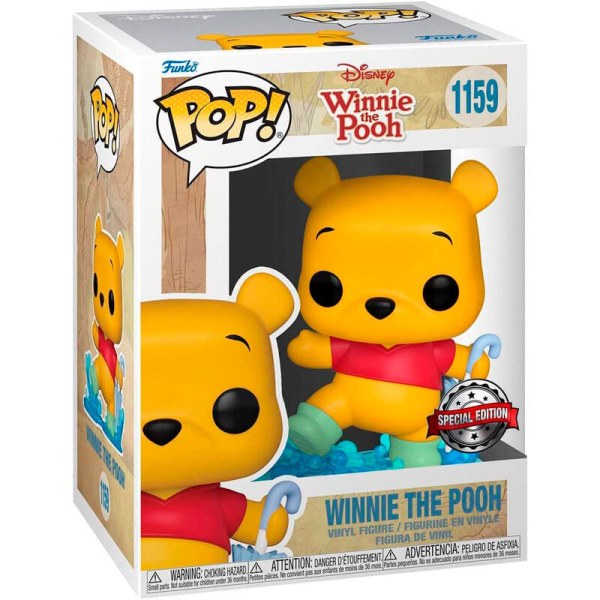 Funko Pop! 1159 – Winnie the Pooh spielt in einer Pfütze – Disney