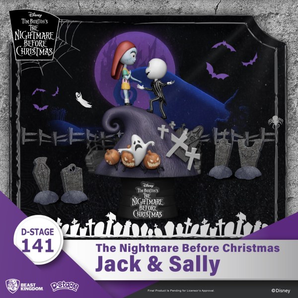 DIORAMA Jack und Sally Nightmare Before Christmas – DISNEY D-STAGE