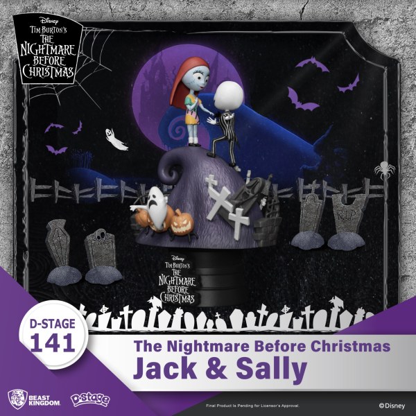 DIORAMA Jack und Sally Nightmare Before Christmas – DISNEY D-STAGE