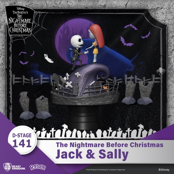 DIORAMA Jack und Sally Nightmare Before Christmas – DISNEY D-STAGE