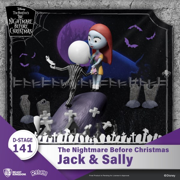 DIORAMA Jack und Sally Nightmare Before Christmas – DISNEY D-STAGE