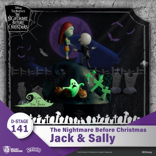 DIORAMA Jack und Sally Nightmare Before Christmas – DISNEY D-STAGE