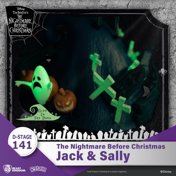 DIORAMA Jack und Sally Nightmare Before Christmas – DISNEY D-STAGE