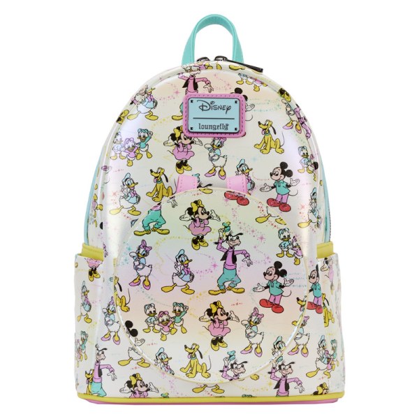 MINI-RUCKSACK Disney 100 schillernde Mickey und Freunde mit Stirnband – DISNEY LOUNGEFLY