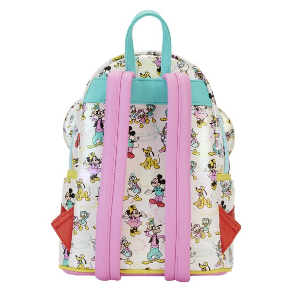 MINI-RUCKSACK Disney 100 schillernde Mickey und Freunde mit Stirnband – DISNEY LOUNGEFLY