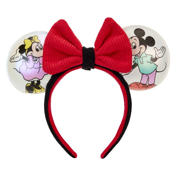 MINI-RUCKSACK Disney 100 schillernde Mickey und Freunde mit Stirnband – DISNEY LOUNGEFLY