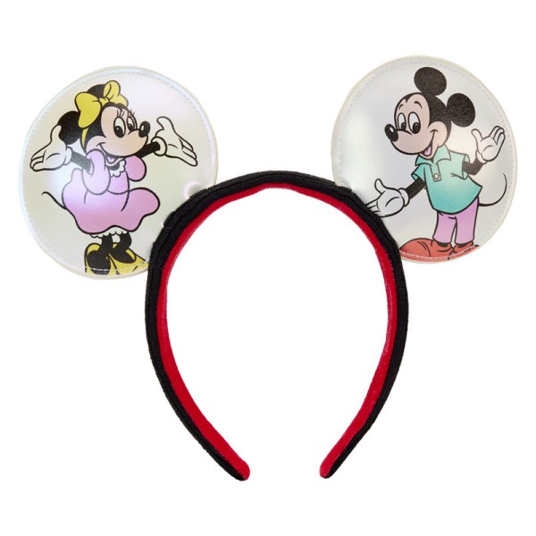 MINI-RUCKSACK Disney 100 schillernde Mickey und Freunde mit Stirnband – DISNEY LOUNGEFLY