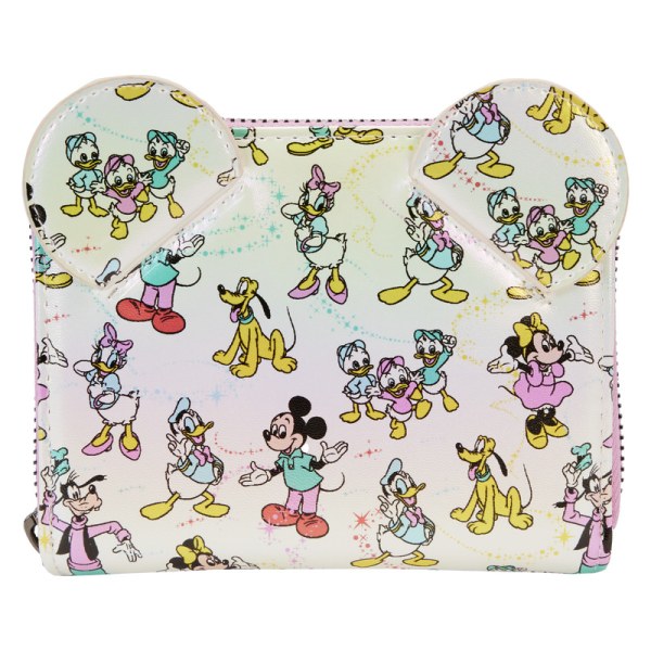 Disney 100 Schillernde Geldbörse von Mickey and Friends – DISNEY LOUNGEFLY