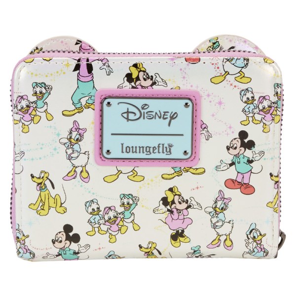 Disney 100 Schillernde Geldbörse von Mickey and Friends – DISNEY LOUNGEFLY