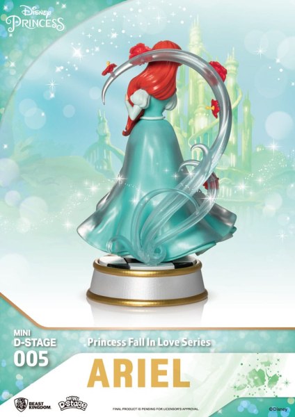Lot de 6 Figuren Disney-Prinzessinnen „Fall in Love“-Serie – Disney Mini D-Stage