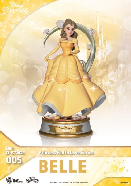 Lot de 6 Figuren Disney-Prinzessinnen „Fall in Love“-Serie – Disney Mini D-Stage