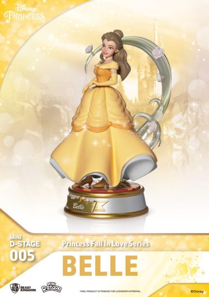 Lot de 6 Figuren Disney-Prinzessinnen „Fall in Love“-Serie – Disney Mini D-Stage