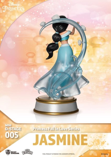 Lot de 6 Figuren Disney-Prinzessinnen „Fall in Love“-Serie – Disney Mini D-Stage
