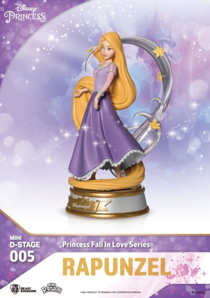 Lot de 6 Figuren Disney-Prinzessinnen „Fall in Love“-Serie – Disney Mini D-Stage