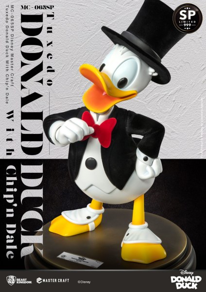 TUXEDO DONALD UND CHIP UND CHAP DISNEY100 - DISNEY MASTERCRAFT