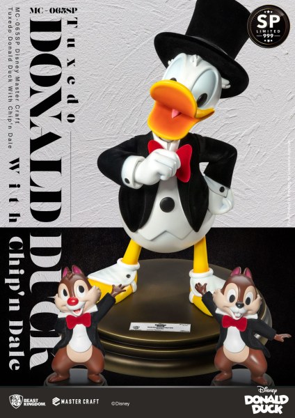 TUXEDO DONALD UND CHIP UND CHAP DISNEY100 - DISNEY MASTERCRAFT