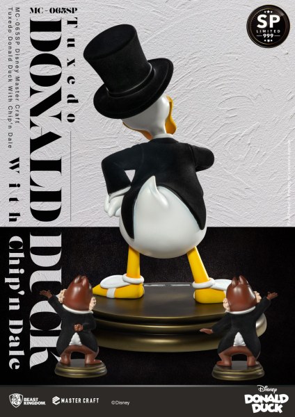 TUXEDO DONALD UND CHIP UND CHAP DISNEY100 - DISNEY MASTERCRAFT
