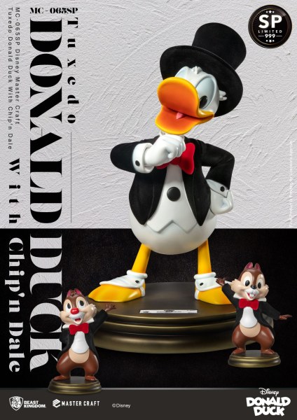 TUXEDO DONALD UND CHIP UND CHAP DISNEY100 - DISNEY MASTERCRAFT