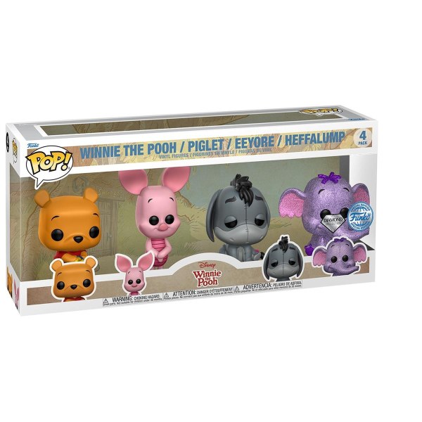 4er-Pack Funko Pop! Filme Vinyl – Winnie the pooh – Disney